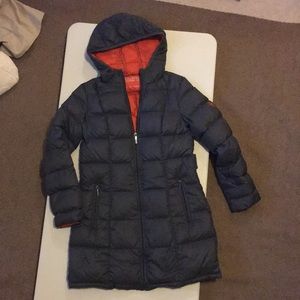 Olive Green Michael Kors Packable Down Medium Long Puffer Coat